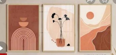 File in ấn File gốc in bộ tranh decor treo tráng gương canvas GB26679 (bản gốc) sắc nét