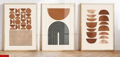 Cung cấp file tranh gốc File gốc in bộ tranh decor treo tráng gương canvas GB26709 độc quyền