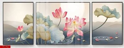 File in trần File gốc in bộ tranh decor treo tráng gương canvas GB26720 (bản gốc) bầu trời