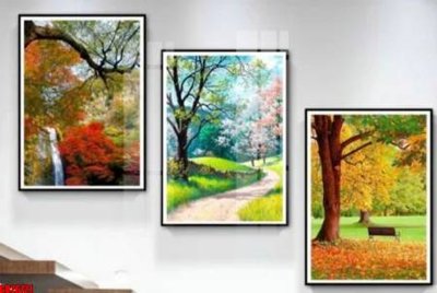 File tranh File gốc in bộ tranh decor treo tráng gương canvas GB26721 (ảnh gốc) độc quyền