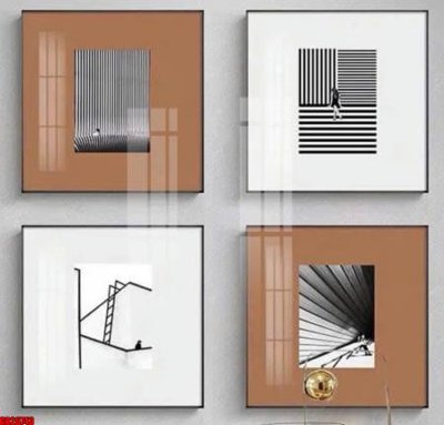 File in ấn chuyên nghiệp File gốc in bộ tranh decor treo tráng gương canvas GB26743 (file gốc)