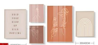 File tranh File gốc in bộ tranh decor treo tráng gương canvas GB26801 (ảnh gốc) in trần 3D