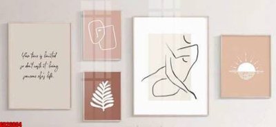 File gốc File gốc in bộ tranh decor treo tráng gương canvas GB26804 (in tráng gương) hiện đại