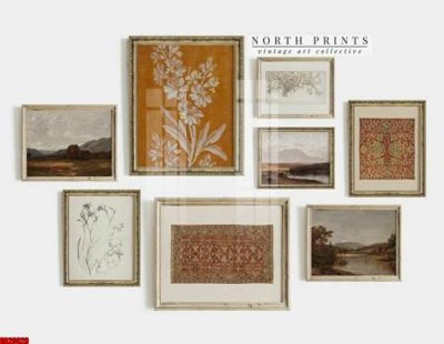 File tranh ảnh gốc File gốc in bộ tranh decor treo tráng gương canvas GB26829 dùng cho in khổ lớn