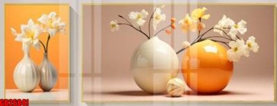 Ảnh gốc File gốc in bộ tranh decor treo tráng gương canvas GB26841 (siêu chi tiết) để in ấn