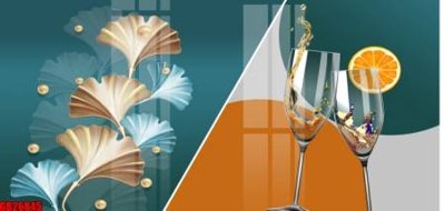 File tranh gốc File gốc in bộ tranh decor treo tráng gương canvas GB26845 chủ đề hiện đại