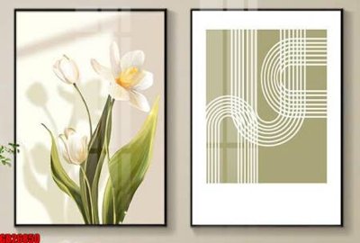 File tranh File gốc in bộ tranh decor treo tráng gương canvas GB26850 (gốc) chủ đề con người