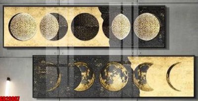 File gốc File gốc in bộ tranh decor treo tráng gương canvas GB26867 (in 3D) nghệ thuật