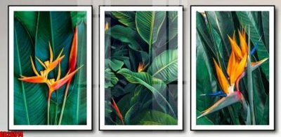 File tranh gốc File gốc in bộ tranh decor treo tráng gương canvas GB26914 (bản quyền) file PSD