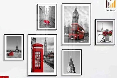 File in trần File gốc in bộ tranh decor treo tráng gương canvas GB26980 (bản gốc) 5D