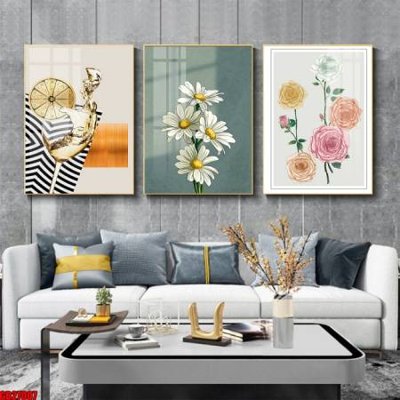 Tải file File gốc in bộ 3 tranh treo tường hiện đại GB27007 (PSD) cho in tranh 3D