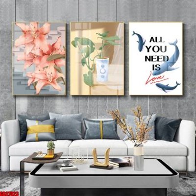 Tải file gốc File gốc in bộ 3 tranh treo tường hiện đại GB27023 (bản PSD) chỉnh sửa được