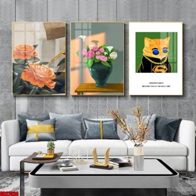 Download file gốc File gốc in bộ 3 tranh treo tường hiện đại GB27024 (dùng cho in ấn)