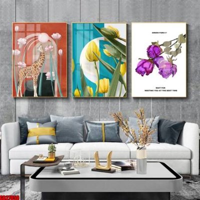 File in ấn File gốc in bộ 3 tranh treo tường hiện đại GB27050 (bản gốc) từ file gốc