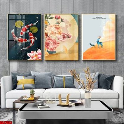 Tải file PSD File gốc in bộ 3 tranh treo tường hiện đại GB27053 (nguyên layer) để in