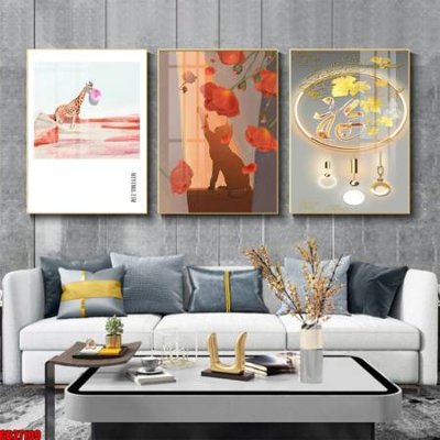 File gốc File gốc in bộ 3 tranh treo tường hiện đại GB27109 (AI/EPS) cho in ấn