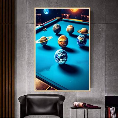 Tải file File tranh décor treo quán bida bi a BILLARD GX148 (gốc) in ấn chất lượng
