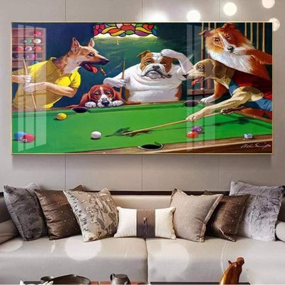 Ảnh gốc File tranh décor treo quán bida bi a BILLARD GX150 (siêu chi tiết) để in ấn