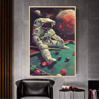 File tranh PSD File tranh décor treo quán bida bi a BILLARD GX158 chất lượng cao