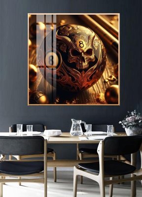 File gốc File tranh décor treo quán bida bi a BILLARD GX165 (trang trí) phòng làm việc