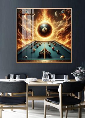 File ảnh File tranh décor treo quán bida bi a BILLARD GX195 (gốc) in backdrop sự kiện