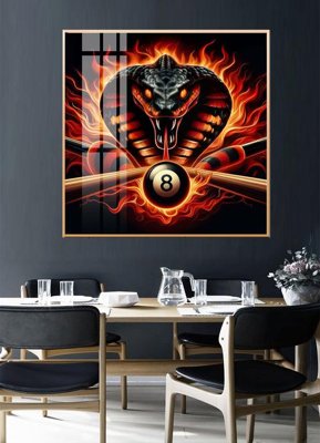 File in mica File tranh décor treo quán bida bi a BILLARD GX211 (bản gốc) sắc sảo