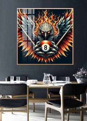 File tranh File tranh décor treo quán bida bi a BILLARD GX215 (bản gốc) in canvas