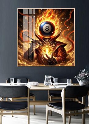 File in trần File tranh décor treo quán bida bi a BILLARD GX243 (bản gốc) trời sao