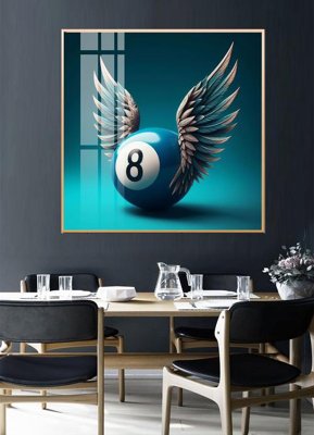 File tranh File tranh décor treo quán bida bi a BILLARD GX247 (ảnh gốc) in trần xuyên sáng