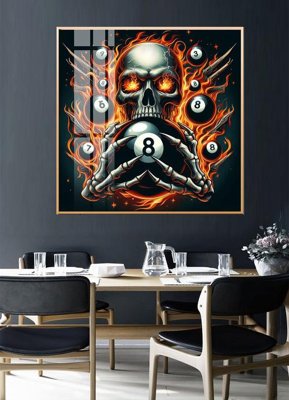 File gốc File tranh décor treo quán bida bi a BILLARD GX261 (cho in UV) siêu nét