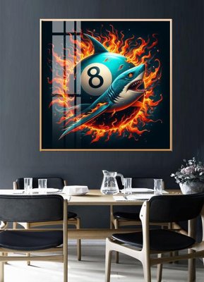 Tải file File tranh décor treo quán bida bi a BILLARD GX263 (gốc) chủ đề phong thủy