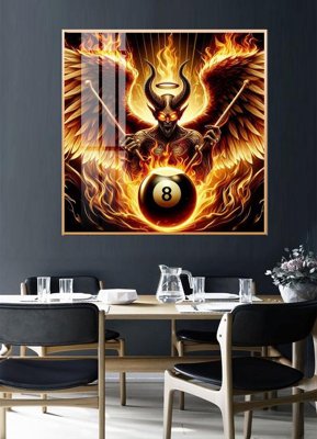 File in trần File tranh décor treo quán bida bi a BILLARD GX272 (file gốc) hoa văn 3D