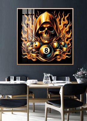 File gốc File tranh décor treo quán bida bi a BILLARD GX273 (phong cách) cổ điển