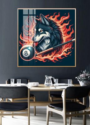File PSD File tranh décor treo quán bida bi a BILLARD GX277 (gốc) tách lớp chi tiết