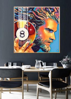 File tranh File tranh décor treo quán bida bi a BILLARD GX288 (gốc) chủ đề thành phố