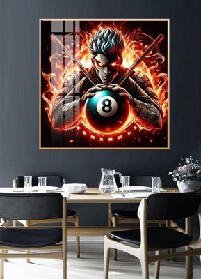 File gốc File tranh décor treo quán bida bi a BILLARD GX290 (PNG) không nền chất lượng