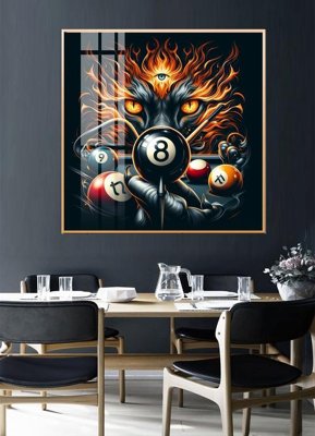 File gốc File tranh décor treo quán bida bi a BILLARD GX291 (chuẩn màu) cho in offset