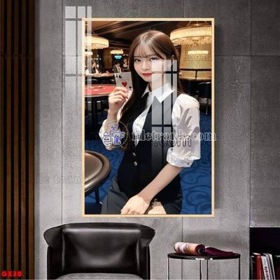 File tranh in mica File tranh gái xinh đánh bida bi-a BILLARD GX30 (độ phân giải cao)