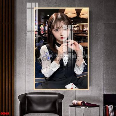 Tải file File tranh gái xinh đánh bida bi-a BILLARD GX45 (gốc) làm file in ấn