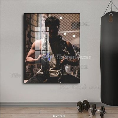 File PSD File tranh treo phòng gym GYM120 (gốc) cho in quảng cáo