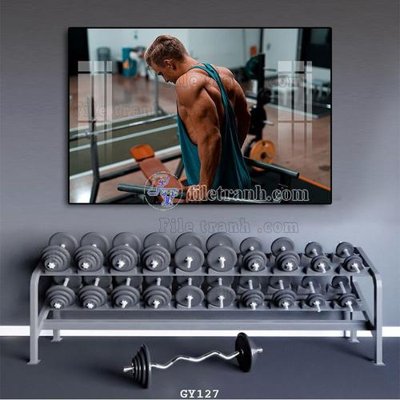 Tải file File tranh treo phòng gym GYM127 (gốc) chủ đề phong thủy