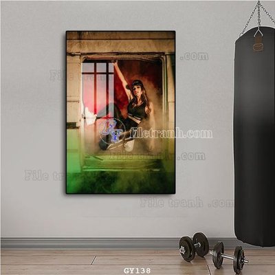 File tranh File tranh treo phòng gym GYM138 (bản gốc) trang trí văn phòng