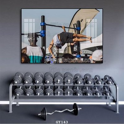 File tranh File tranh treo phòng gym GYM143 (gốc) chủ đề thiên nhiên