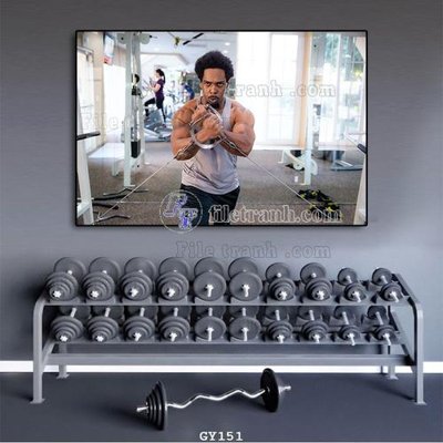 File PSD File tranh treo phòng gym GYM151 (gốc) cho in quảng cáo