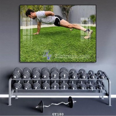 File gốc File tranh treo phòng gym GYM180 (PNG) chất lượng cao