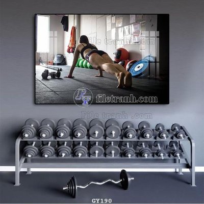 Download file File tranh treo phòng gym GYM190 (gốc) in mica bàn thờ