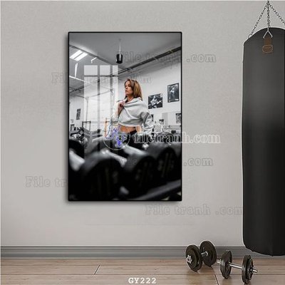 File in trần File tranh treo phòng gym GYM222 (bản gốc) trời sao