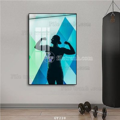 Mua file gốc File tranh treo phòng gym GYM228 (PSD) tại Filetranh.com