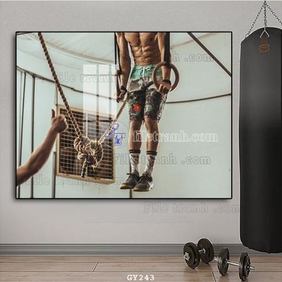 Tải file gốc File tranh treo phòng gym GYM243 (để in lụa)