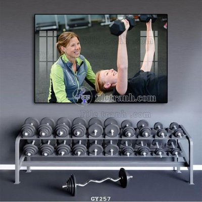 File in ấn chuyên nghiệp File tranh treo phòng gym GYM257 (file gốc)